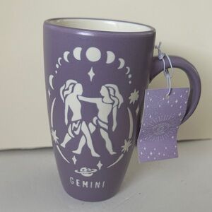 Annabel Trends Coffee Mug Zodiac Gemini 350ml cup in a lavender color New